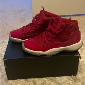 Red Air Jordan 11 Retro BG